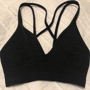 Lululemon black sports bra